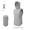 Verano Nuevo Chaleco Deportivo para Hombre de Secado Rápido Holgado Fitness para Hombre Entrenamiento de Baloncesto con Capucha Chaleco de Fitness para Mujer