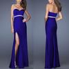 Soporte de carga transfronterizo de ebay Amazon Europa y Estados Unidos Amazon Transfronterizo para Mujer Vestido Sexy Cruzado en el Pecho con Abertura Ceremonia