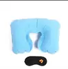 Stock Listo Almohada de Viaje Inflable Plegable para Acampar, Viajes en Coche, Almohada para el Cuello, Esencial de Viaje, Almohada Inflable Portátil en Forma de U