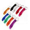 Abrebotellas de aleación de aluminio de colores Abrebotellas de metal para tapas de cerveza Llavero Regalo para Exposiciones Corporativas Llavero con Logo