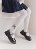 Leggings para niñas, otoño e invierno 2024, nuevos leggings con lazo a cuadros para niños, estilo coreano, con estampado de cáñamo.