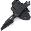 Cuchillo Recto Pequeño de Supervivencia para Acampar al Aire Libre Más Vendido Portátil con Funda K Cuchillo Táctico de Autodefensa Navaja de Bolsillo Afilada