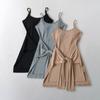 Saia Sexy Falsa de Duas Peças com Cadarço na Cintura e Bojo Feminina de Verão Slim-fit Spice Girl S20633 Saia Slip