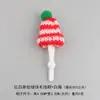 Conjunto Transfronterizo de Mini Gorro y Bufanda Tejidos de Navidad Decoración de Muñeca Decoraciones Navideñas de Ganso Grande Decoraciones Navideñas