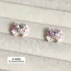 Popular Joyería de Moño de Resina Chica Coreana Dulce Corbata de Moño Biselada Manicura Uñas Diamante Accesorios Diamante
