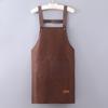 Delantal de Manga Larga de Cintura para Hogar Cocina Cocina Ropa de Trabajo para Mujer Impermeable y a Prueba de Aceite Overol Nuevo Invierno Estampado Fijo para Hombre