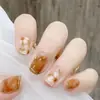 30 Peças de Arte para Unhas Usáveis Estreladas Rosa Gato Olho Deslumbrantes Transfronteiriças, Coleção de Unhas Postiças Removíveis