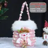 Bolsa de regalo de decoración navideña, bolsa de manzana de Santa Claus transfronteriza, bolsa de dulces para niños, empaque de manzana para Nochebuena