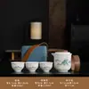 Conjunto de Chá de Viagem em Porcelana de Jade Atacado Portátil ao Ar Livre Presentes Empresariais Lembranças Logo Personalizado Corporativo