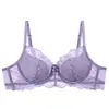 Lingerie de renda sexy, sutiã fino para mulheres, design push-up para juntar e sustentar, previne a flacidez, adequado para seios pequenos, estilo puro e sedutor, novo design de sutiã