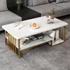 Mesa de centro para sala de estar, nuevo modelo 2026, mesa de té pequeña para balcón, diseño de lujo ligero y de alta gama, mesa de centro simple para apartamentos pequeños