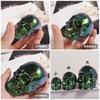 Amapola DIY vela de goteo pegamento calavera pequeña llavero colgante adornos de calavera de Halloween molde de silicona