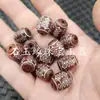Pulpa envuelta nueve ojos cuentas de jade sueltas ágata roja 21 ojos Pulsera Lutong collar accesorios de joyería cuentas