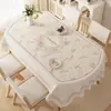 Toalha de Mesa de Luxo Leve de Alta Qualidade Impermeável e à Prova de Óleo Estilo Retro Americano Dopamina Tapete para Mesa de Jantar Estilo Ins Toalha de Mesa para Mesa de Centro