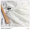 Tela elástica de crepé a cuadros con rayas de seda plateada, con fondo blanco digital, para vestido Hanfu Lolita, de moda
