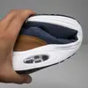 Tênis Casual Esportivo Cano Baixo PU Solado Macio Leve Sapatos Jinjiang Cold-Stick Tamanho Grande 46 Couro Amortecedor de Ar Transfronteiriço Sapatos Masculinos Novo
