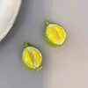 Puesto de Mercado Nocturno Comida y Juego Caricatura Fruta Pasador Infantil Lindo Adorno para el Cabello Modelo de Un Yuan Celebridad de Internet Accesorio para el Cabello Manzana