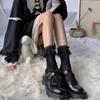 Calcetines de Pantorrilla al por Mayor de Fábrica, Calcetines de Red para Mujer, Calcetines de Verano Jk Lolita en Capas, Medias Finas de Encaje con Mariposas para Mujer, Estilo Delgado de Verano