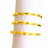 Pulsera de oro arena Vietnam push-pull Pulsera de bambú arena arena Vietnam joyería de calidad gruesa fabricantes mayoristas mayorista