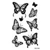 Calcomanías de Tatuaje de Jugo Herbal Estilo Europeo y Americano Serpiente Flor Media Manga Calcomanías de Tatuaje Semipermanente Impermeables y a Prueba de Sudor Dibujos Animados