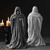 Jiahuimei Adorno de Calavera de Halloween Molde de Silicona DIY Molde para Velas Aromáticas de Calavera Humana Fantasma