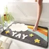 Tapete de Baño Temu Transfronterizo Imitación Cachemir, Engrosado, Absorbente de Agua, Antideslizante, Tapete Resistente al Desgaste para Puerta de Entrada