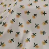 En Stock Tela Bordada de Algodón y Lino Estilo Japonés de Dibujos Animados Bordado Acolchado para Bolsas, Chalecos, Manualidades DIY Bordado Plano