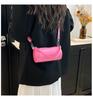 Bolsas Populares de Este Año para Mujer 2025 Nuevo Retro Moda Textura Bolso de Hombro Maillard Primavera Cruzado Bolso Cilíndrico