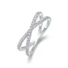 Anillo de Plata S925 con Moissanita de Nicho de Lujo Transfronterizo Anillo de Moda de Gama Alta Más Vendido para Mujeres Venta al por Mayor