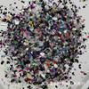10g Estilo Japonês Irregular Vidro para Nail Art Cor de Cascalho Lasca 3D Nail Art DIY Decorativo Cristal Joia Acessórios