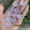Atacado banho transparente cor AB 18mm flor de rosa acessórios diy acessórios flor de cinco pétalas adorno de cabeça acessórios de cabelo material