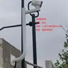 Suporte de Monitoramento de Parede em L Externo Estendido Aço Inoxidável Máquina de Bola de Pistola Montagem em Parede Suporte de Monitoramento de Parede Poste de Poste