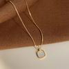 Colar Elegante de Pérola Natural de Luxo Leve Design de Moda Coreana Corrente Clavicular Nicho Estilo Frio Corrente de Pescoço Corrente para Suéter