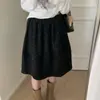 Tiro real Otoño 26 Nueva Ropa de Mujer Coreana Dongdaemun Falda Media Gruesa de Corazones Lunares y Capullos Florales