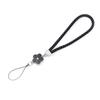Cuerda corta tejida de trébol, cuerda de cuero sintético, cordón con forma de flor pequeña, cordón corto para teléfono móvil, cordón de juguete, 10 colores disponibles