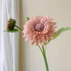 Popular Oso de Peluche Girasol Flor Artificial Decoración Sala de Estar Vestíbulo Flor Adorno de Flor Falsa Ramo Retro de Mano