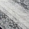Novo Tecido de Renda Elástica de Nylon e Elastano, Tecido de Renda Grande de Borboleta, Tecido de Renda para Vestido e Tutu