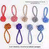 Brinquedos para Cães de Estimação Molar Nó Resistente à Mordida Corgi Brinquedo de Nó Trançado Conjunto de Frisbee Brinquedos para Animais de Estimação Atacado