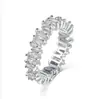 Anillo de diamante de color circón irregular europeo y americano para hombres y mujeres comercio electrónico transfronterizo Amazon Más Vendido Venta directa de fábrica