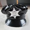 Uniforme Sexy Dulce y Picante de Policíaca de Motocicleta Falda de Cadera Traje Cos Instructor Femenino Azafata Ropa para Discoteca Bar Dj Escenario