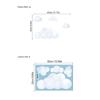 Lindas nubes pegatinas de pared decorativas sala de estar porche dormitorio pintura autoadhesiva pegatinas de pared de pvc removibles entrega en 24-48 horas