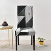 Funda de Silla Universal de una Pieza Simple Personalizada Funda de Taburete Tela Elástica Funda de Silla de Comedor Funda de Respaldo de Silla de Hotel