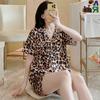 Pijama con cabeza de oso lindo de corazón de niña para mujer, verano, seda de leche, talla grande, dulce, en vivo en línea, WeChat, ropa para el hogar