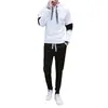 Conjunto de Suéter para Adolescentes Hombres Otoño Estudiante Dos Piezas Coreano Casual Chaqueta Deportiva Guapo Moderno Hombres