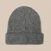 Gorro de Tricô Quente para Mulheres com Circunferência Craniana Grande, Versátil para a Primavera, Caimento Solto, Emagrecimento Facial, Proteção Auricular, Chapéu Slouchy Tendência