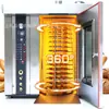Forno para Baguete com 64 Formas Forno de Padaria Forno de Assar Pão Crocante Bolo da Lua Forno para Cereais Fabricante de Forno Comercial com 64 Formas