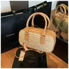 Diseño de Nicho Transfronterizo Estilo Tianhuan Bolso de Paja para Bolos 2025 Nueva Moda Versátil Bolso de Hombro Cruzado para Mujer
