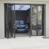 Puerta plegable Puerta divisoria Puerta de garaje Tienda de coches Tienda Puerta corrediza Ruptura térmica Aleación de aluminio Puerta plegable corrediza de alta resistencia Vidrio