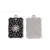 Goteo de Aceite Retro Europeo y Americano Aleación Oscura Tarjeta de Tarot Colgante DIY Accesorios Llavero Cadena para Teléfono Móvil Colgante