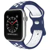 Adequado para Apple Watch Apple Série 1-10 Se Fivela em Forma de Oito Pulseira Nike Bicolor Pulseira de Silicone Respirável